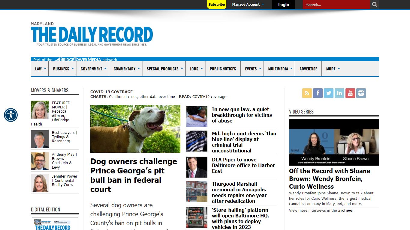 Maryland Daily Record - Business news, legal news, government news and ...
